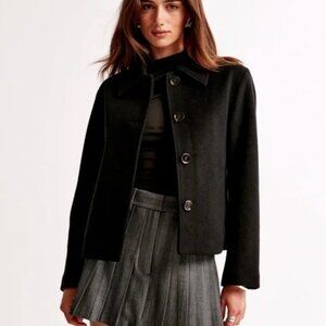 Abercrombie Women's Wool-Blend Short Coat size M